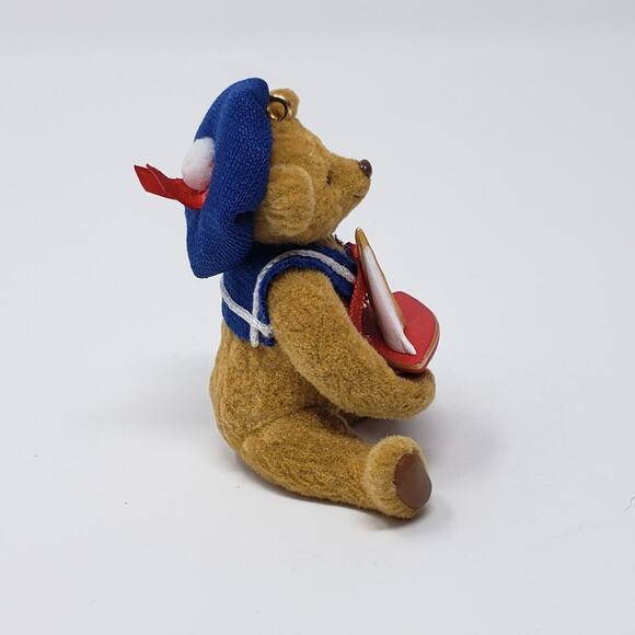 1997 Hallmark Sailor Bear Handcrafted Keepsake Holiday Christmas Ornament. - Picture 6 of 7
